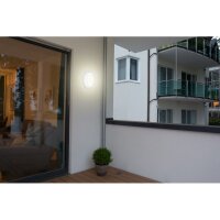LED-Feuchtraumleuchte Rund IP54, 550lm, 4000K, 8W, neutralwei&szlig;, Bewegungsmelder