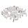 Kabelschelle McPower, 12mm, 100er-Pack, wei&szlig;