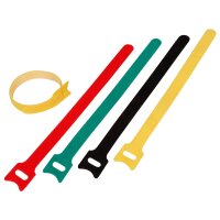 Wiederverwendbare Kabelbinder McPower, mit Klett,...