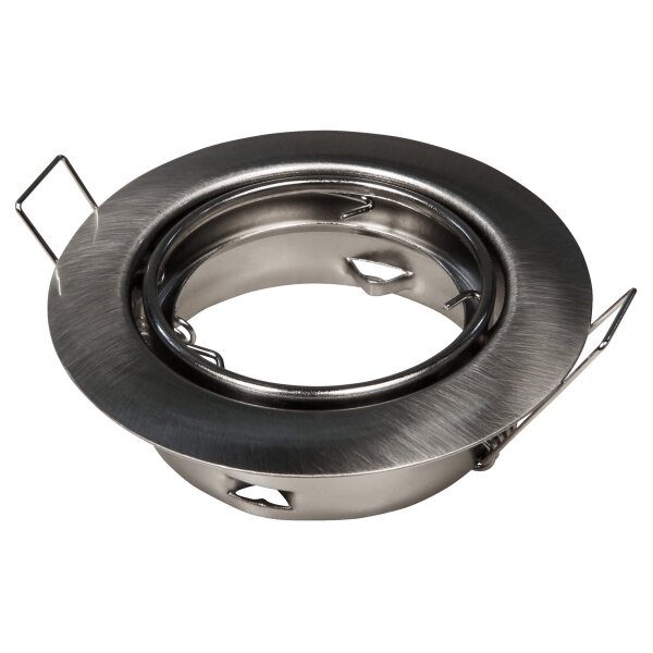 Einbaurahmen McShine ER-87 Edelstahl geb&uuml;rstet, &Oslash;87mm, schwenkbar