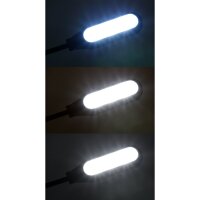 LED-Klemmleuchte / Leseleuchte McShine, 5 LEDs, Batteriebetrieben