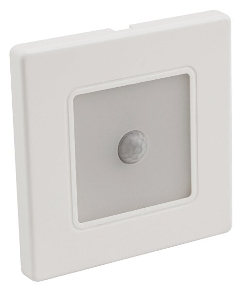 LED-Wand-Einbauleuchte McShine LWE-86WB 2W, 150lm, warmwei&szlig;, wei&szlig;er Rahmen