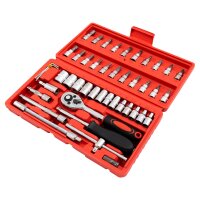 Steckschl&uuml;ssel und Bit-Set McPower SM-90046 46-teilig