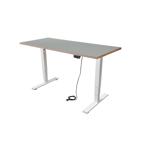 Schreibtisch imstande, business-w + Platte 140x60cm Ash