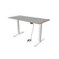 Schreibtisch imstande, business-w + Platte 140x60cm Ash