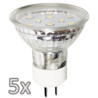 Einbauleuchten-Set McShine, 5xRahmen, 5xLED-Strahler,...