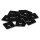 Kabelsockel McPower f&uuml;r Kabelbinder 25x25mm, schwarz, selbstklebend, 10er-Pack