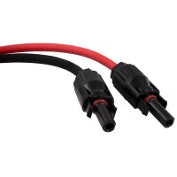 Solarmodul-Verbindungskabel McShine, 4mm&sup2;, 5m, Paar
