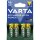 Mignon-Akku VARTA, Typ AA, NiMH-Akku, HR06, 1,2V/2600 mAh, Pre-charged, 4er Pack