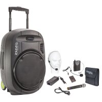 Mobile Beschallungsanlage PORT12VHF-MKII, Bluetooth,7h Laufzeit, 360x345x560mm