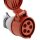 CEE-Kupplung McPower, IP44, 415V, 16A, 5-polig, IP44