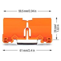 Befestigungsadapter WAGO, Serie 773 - 2,5mm&sup2; /...