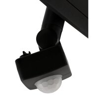 LED-Au&szlig;enstrahler McShine Slim 10W, 850lm, IP66, 4000K, Bewegungsmelder, Aluminium