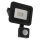 LED-Au&szlig;enstrahler McShine Slim 10W, 850lm, IP66, 4000K, Bewegungsmelder, Aluminium