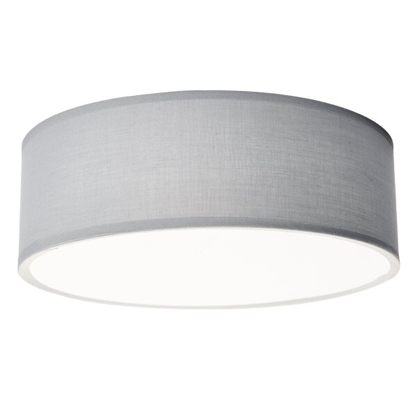 Deckenleuchte EINLICHT Fabric f&uuml;r 1x E27, &Oslash;30cm, Blaugrau, Stoffschirm