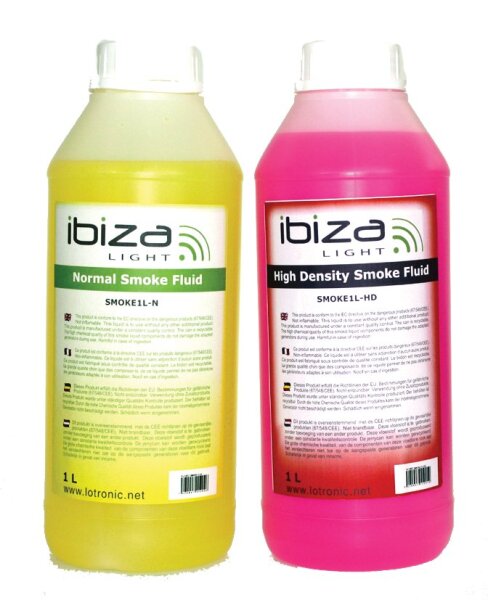 Nebelfluid IBIZA SMOKE1L-N Wasserbasis, 1 Liter, Standard-Dichte, ohne R&uuml;ckst&auml;nde