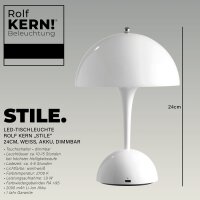 LED-Tischleuchte ROLF KERN &bdquo;Stil&ldquo; 24cm,...