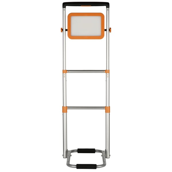 LED-Strahler Lift, 50W, mit h&ouml;henverstellbarem Fu&szlig;, klappbar, grau-orange