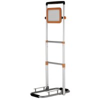 LED-Strahler Lift, 50W, mit h&ouml;henverstellbarem Fu&szlig;, klappbar, grau-orange