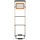 LED-Strahler Lift, 50W, mit h&ouml;henverstellbarem Fu&szlig;, klappbar, grau-orange