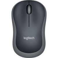 Maus Logitech M185, 1000dpi, grau-schwarz, kabellos