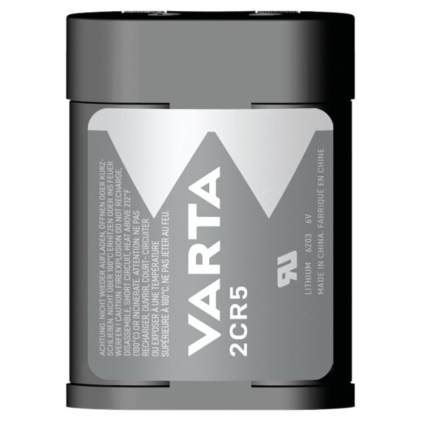 Batterie Lithium, VARTA, 2CR5, 6V, Photo, Retail Blister (1-Pack)