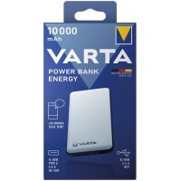 Akku Powerbank, VARTA, 5V/10.000mAh, Energy, wei&szlig;,...