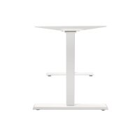 Schreibtisch Imstande, smart-w + Tischplatte HPL Platinwei&szlig; 180x80cm