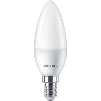 LED-Kerzenlampe Philips CorePro, E14, 5W, 2700K, 470lm, 230V