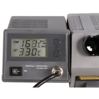 Digitale L&ouml;tstation McPower LS-450 digi, 230V / 50 Hz, 48W-L&ouml;tkolben, grau