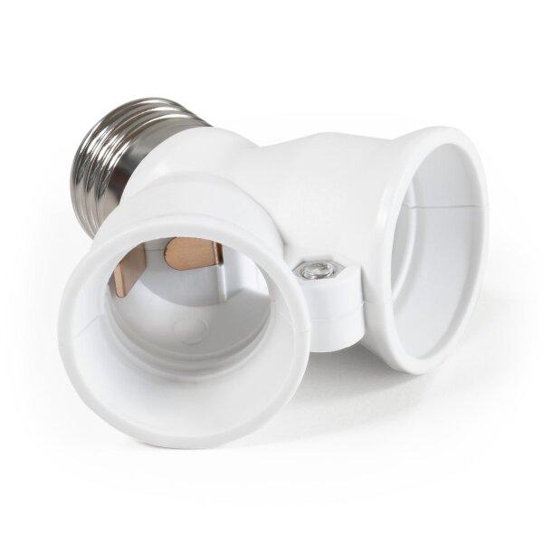 Lampenfassung McShine E27 auf 2x E27, Y-Adapter