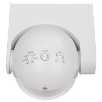 HF / Mikrowellen-Bewegungsmelder McShine LX-752, 180&deg;, 230V, 1.200W, wei&szlig;, LED geeignet