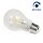 LED Filament Gl&uuml;hlampe McShine Filed, E27, 6W, 620 lm, warmwei&szlig;, dimmbar, klar