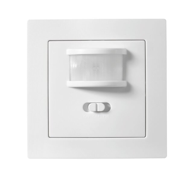 Unterputz IR Bewegungsmelder McShine LX-23 160&deg;, 500W, LED geeignet, wei&szlig;