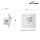 Unterputz IR Bewegungsmelder McShine LX-23 160&deg;, 500W, LED geeignet, wei&szlig;