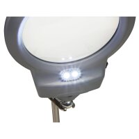 Dritte Hand mit LED-Lupe McPower, L&ouml;tkolben-Halter...