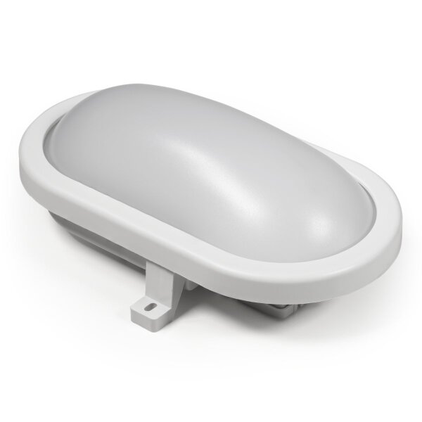 LED Feuchtraumleuchte McShine 960lm, 4000K, 12W, neutralwei&szlig;, IP65, 172x118x75mm