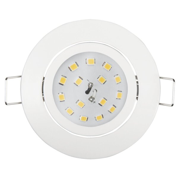 LED Einbauleuchte McShine Slim 82x28mm, 5W, 400lm, 3000K, wei&szlig;