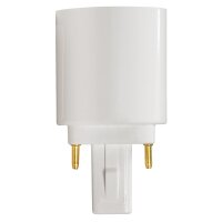 Lampensockel-Adapter McShine, G24 auf E27