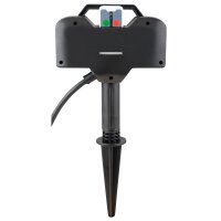 Gartensteckdose, 2-fach, mit Fernbedienung,  IP44, mit...