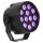 LED PAR-Strahler IBIZA PAR-MINI-UV 24W, 4 DMX Kan&auml;le