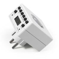 Digitale Zeitschaltuhr McPower AZ-53 10 Schaltprogramme,...