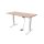 Schreibtisch imstande, business-w + Platte 140x80cm Powder