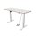 Schreibtisch imstande, Gestell smart-w + Platte 140x60cm Pebble