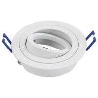 Einbaurahmen McShine KL-89 rund, schwenkbar, wei&szlig;