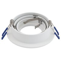 Einbaurahmen McShine KL-89 rund, schwenkbar, wei&szlig;
