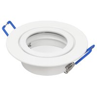 Einbauleuchten-Set McShine, 10xRahmen, 10xLED-Strahler, 5W, 500lm,wei&szlig;, IP44
