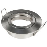 Einbauleuchten-Set McShine, 5xRahmen, 5xLED-Modul, 5W, 400lm, 230V, Edelstahl