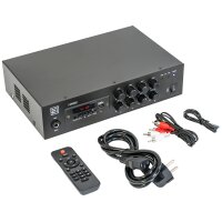 Mischverst&auml;rker APM1060 60W, mit USB, SD, Bluetooth, UKW Radio & Fernbedienung