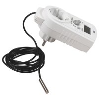 Steckdosen-Thermostat McPower TCU-540 5-30&deg;C, Display, Kabel + Au&szlig;enf&uuml;hler